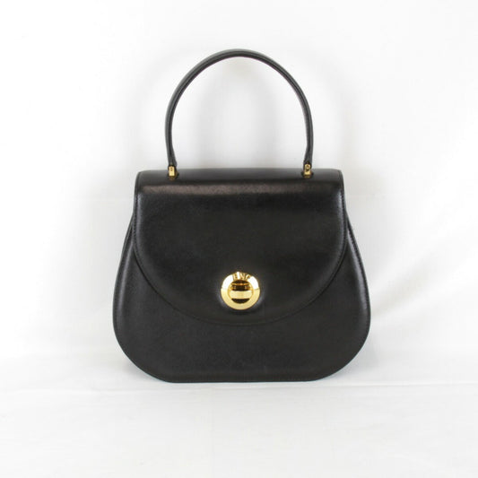 GIVENCHY Hand Bag Tote Purse Leather Black Authentic