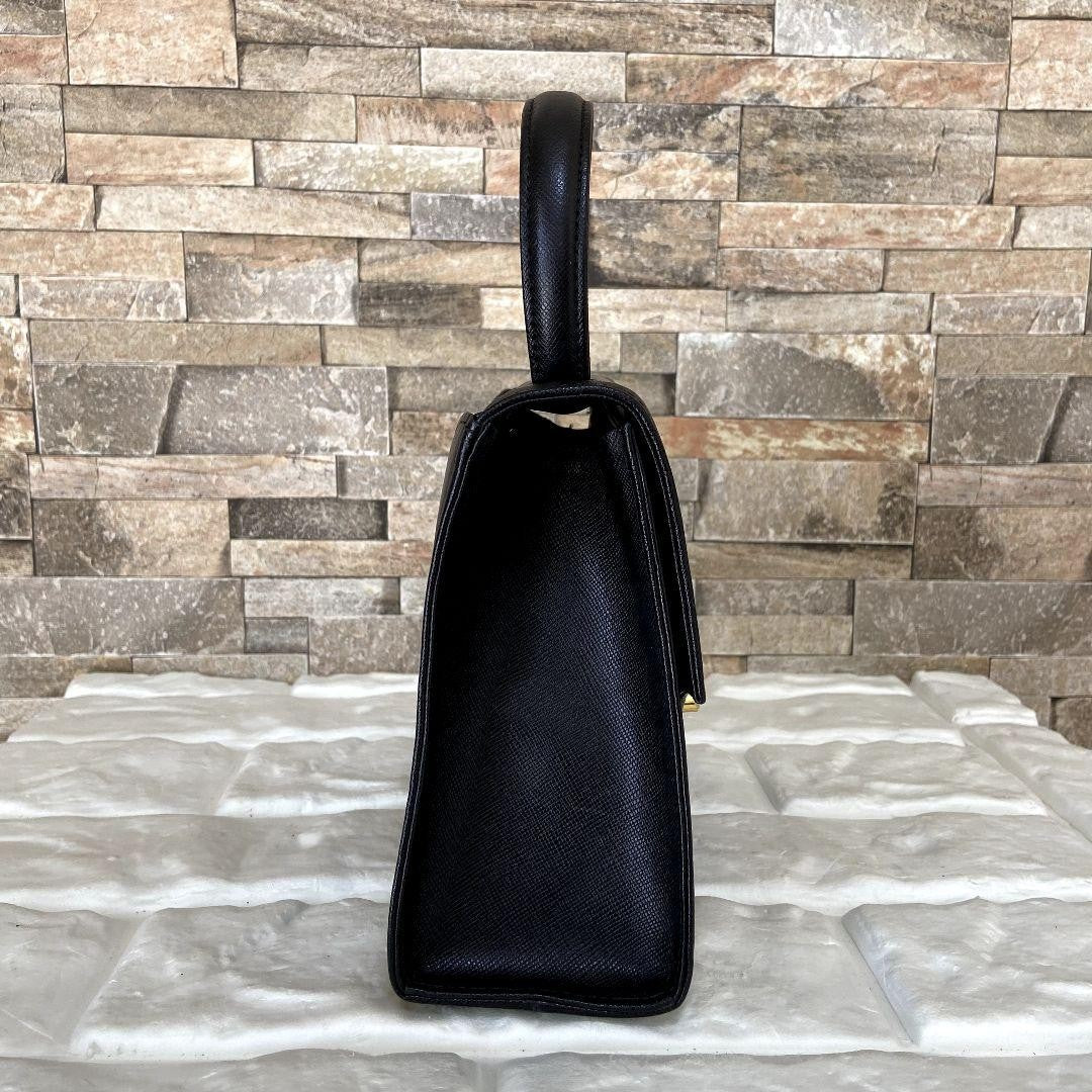 GIVENCHY Hand Bag Tote Purse 4G Leather Black Authentic