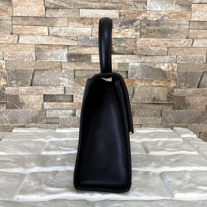 GIVENCHY Hand Bag Tote Purse 4G Leather Black Authentic