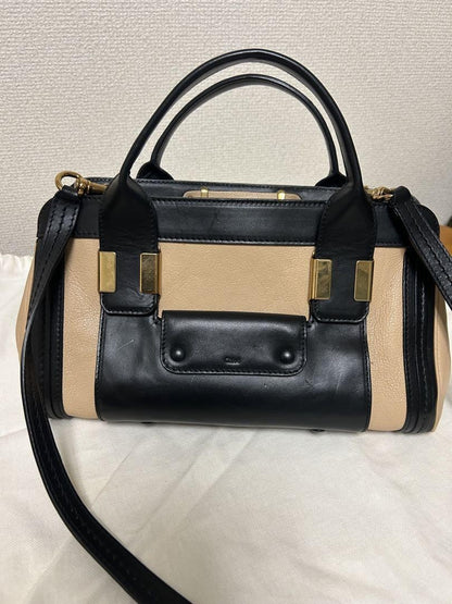 Chloe Hand Bag Tote Purse 2way Alice Authentic