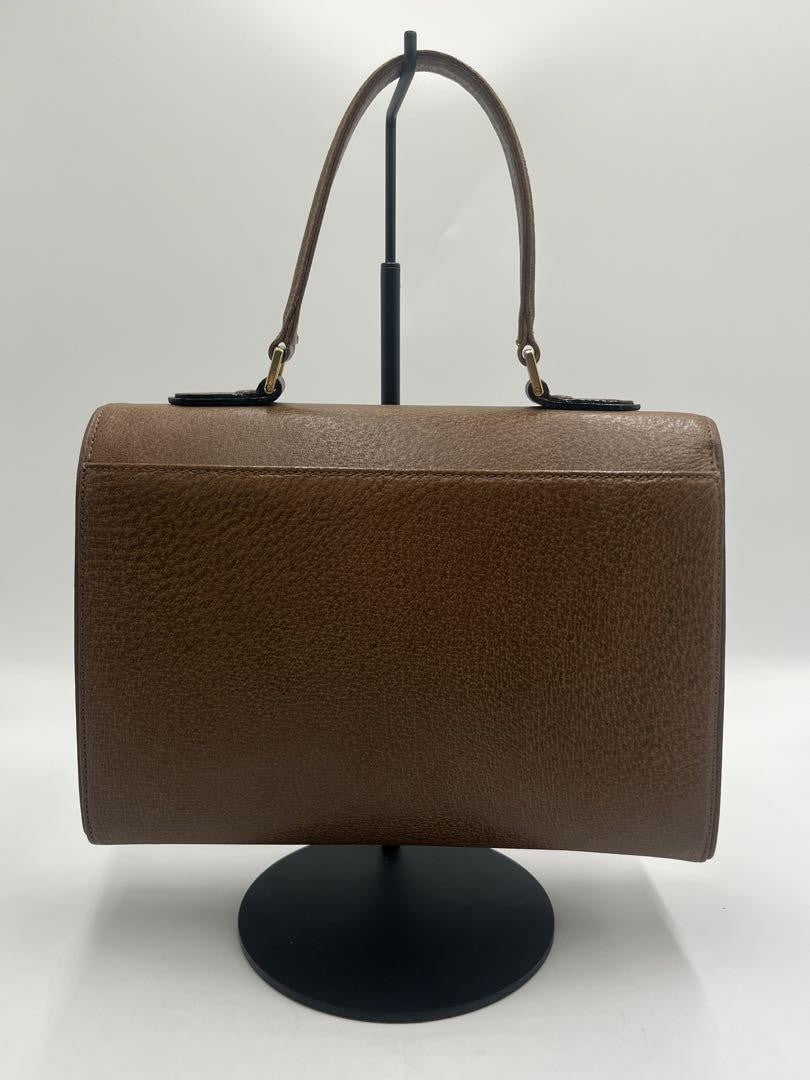 Valentino Garavani Hand Bag Tote Purse Brown Authentic
