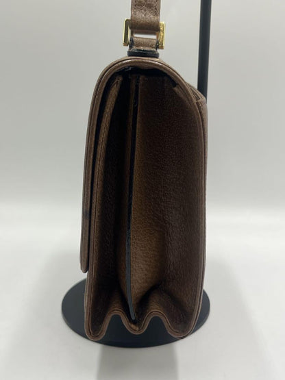 Valentino Garavani Hand Bag Tote Purse Brown Authentic