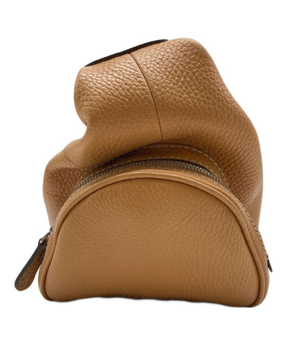 TOD'S Hand Bag Tote Purse Leather Camel Authentic