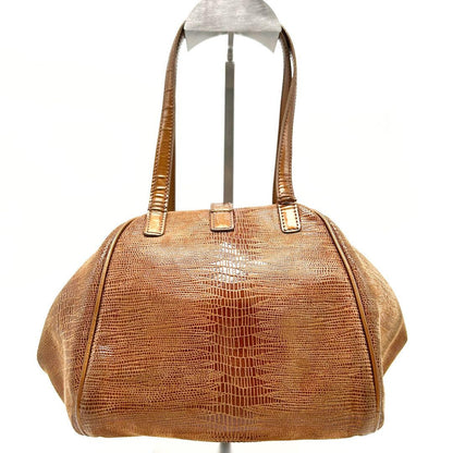 Christian Dior Hand Bag Tote Purse Brown Authentic