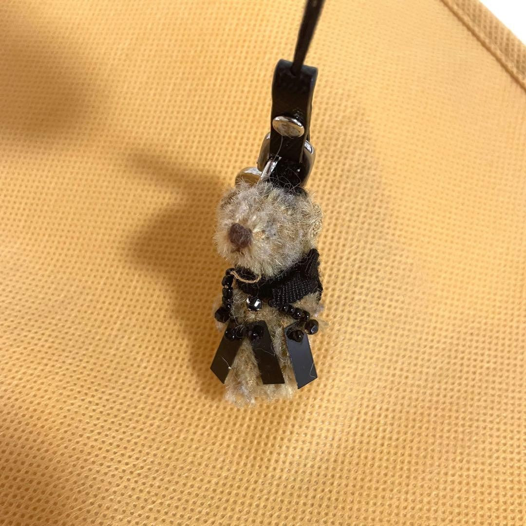 PRADA Key Ring Keychain Bag Charm Bear Authentic