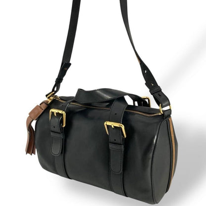Chloe Shoulder Bag Purse Leather Black Authentic