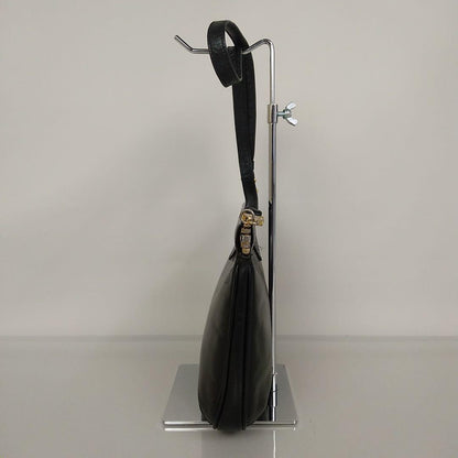 Saint Laurent Shoulder Bag Purse YSL Cassandra Leather Black Authentic