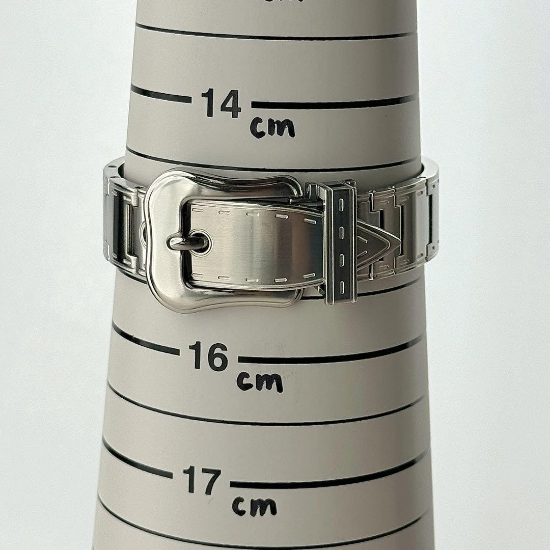 FENDI Quartz Watch Wristwatch FF Logo Silver Women's Authentic