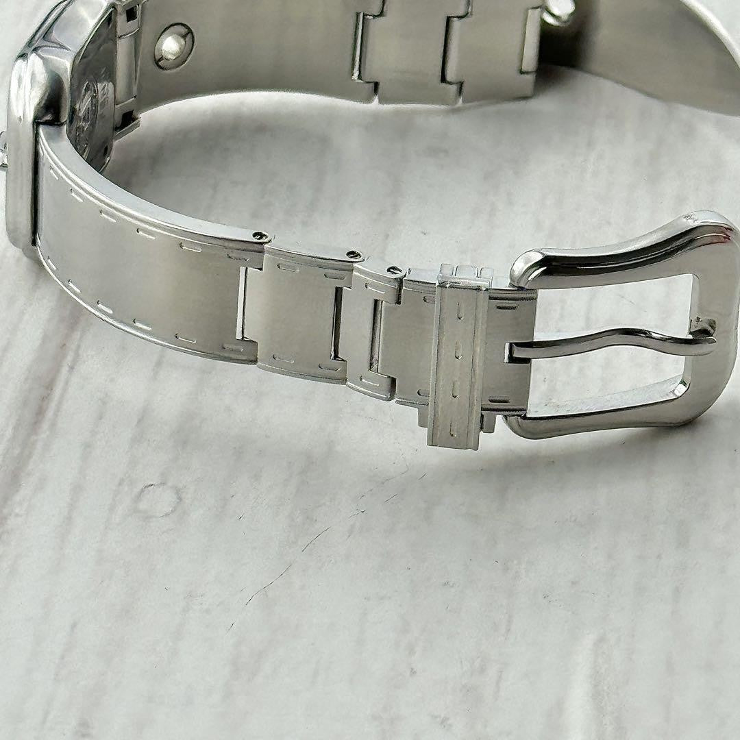 FENDI Quartz Watch Wristwatch FF Logo Silver Women's Authentic