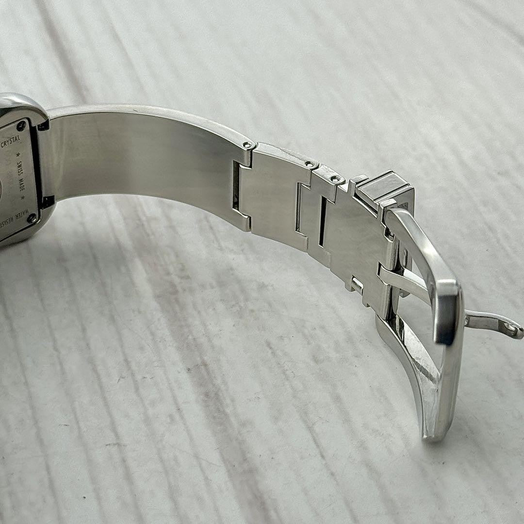 FENDI Quartz Watch Wristwatch FF Logo Silver Women's Authentic