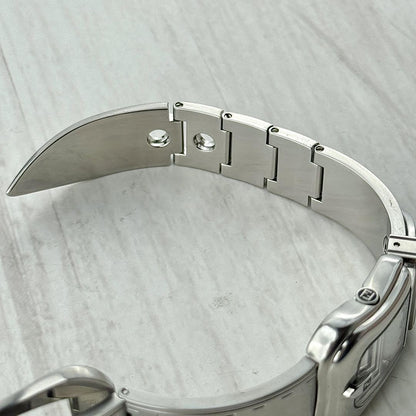 FENDI Quartz Watch Wristwatch FF Logo Silver Women's Authentic
