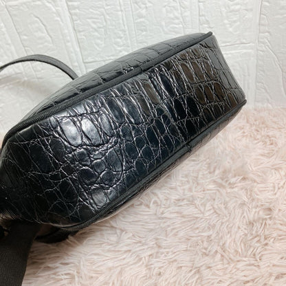 Salvatore Ferragamo Shoulder Bag Purse Black Authentic