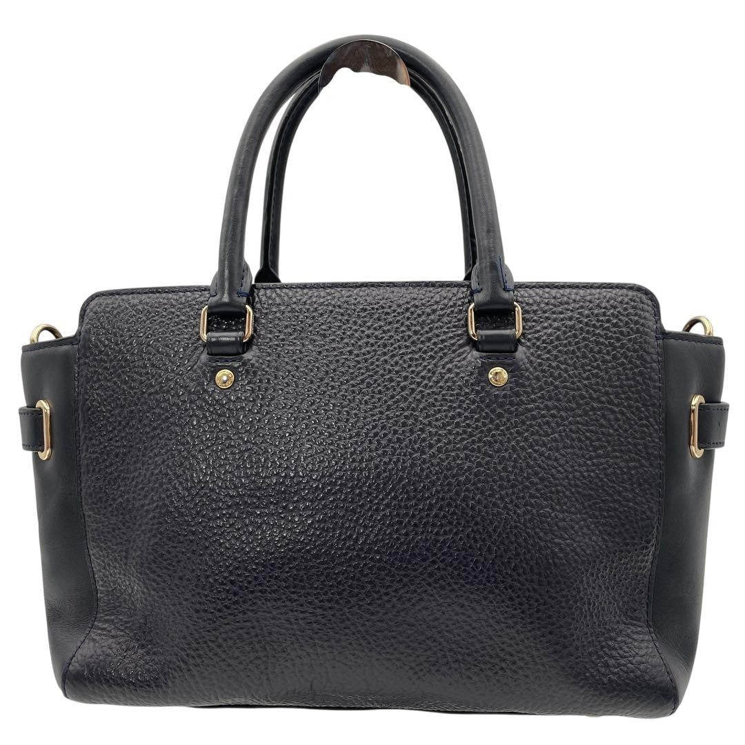 COACH Hand Shoulder Bag Tote Purse Leather Black Authentic