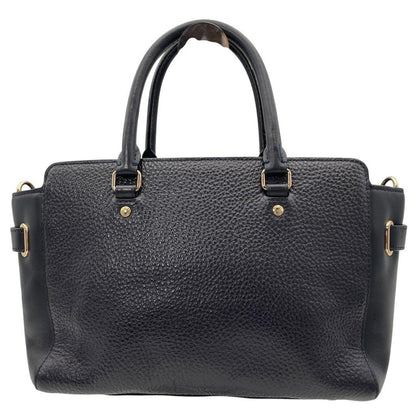 COACH Hand Shoulder Bag Tote Purse Leather Black Authentic