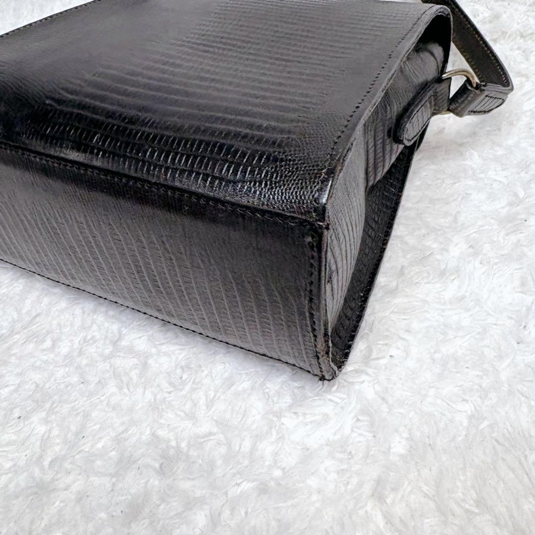 MULBERRY Shoulder Bag Purse Leather Black Authentic