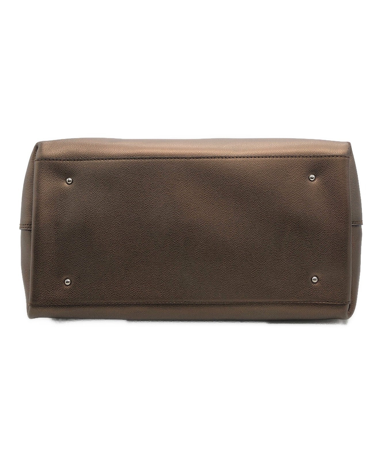 Salvatore Ferragamo Hand Bag Tote Purse Gancini Brown Authentic