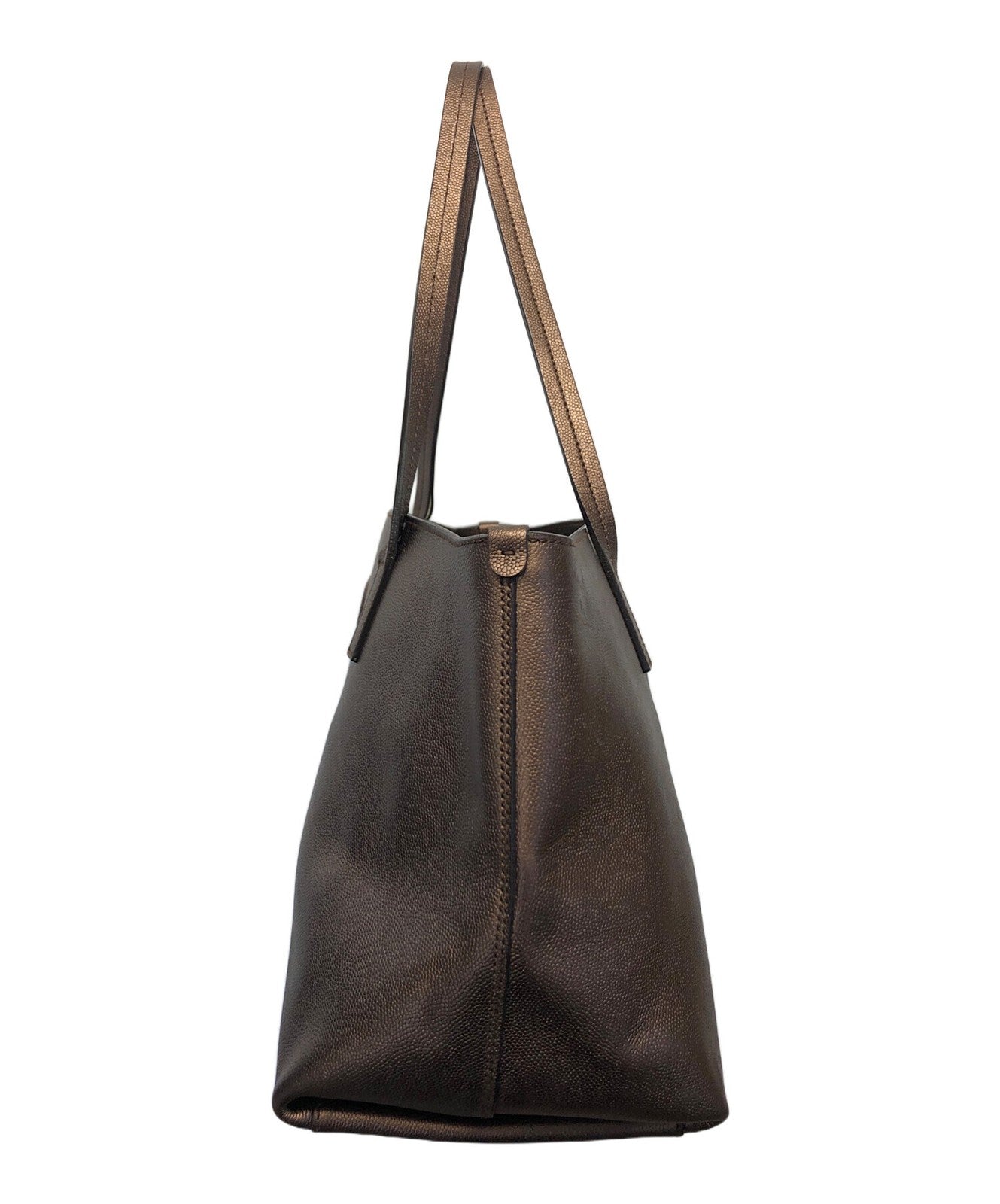 Salvatore Ferragamo Hand Bag Tote Purse Gancini Brown Authentic