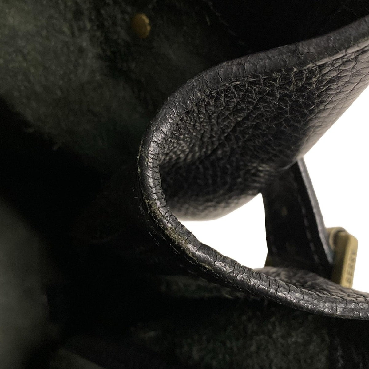 MULBERRY Hand Bag Tote Purse Leather Black Authentic