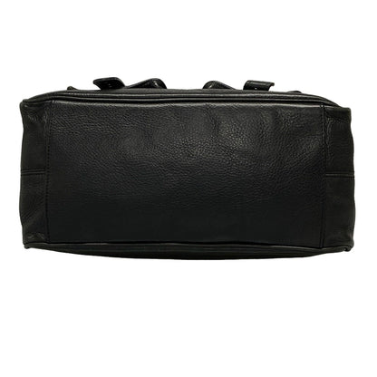 MULBERRY Hand Bag Tote Purse Leather Black Authentic