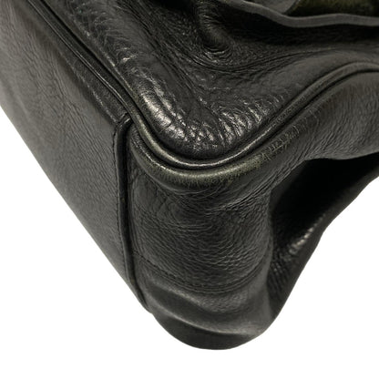 MULBERRY Hand Bag Tote Purse Leather Black Authentic