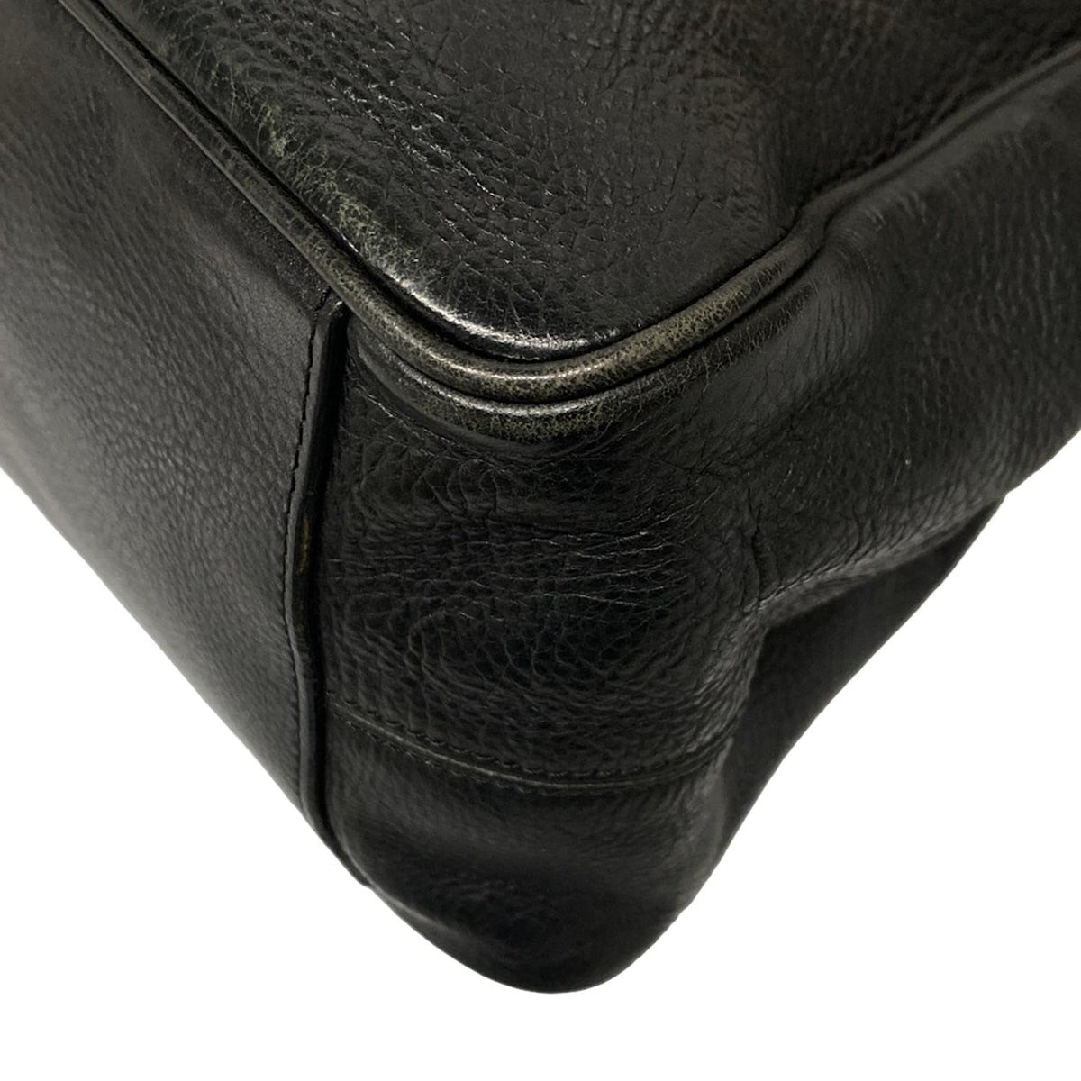 MULBERRY Hand Bag Tote Purse Leather Black Authentic
