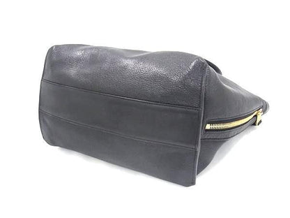 Chloe Hand Bag Tote Purse Leather Black Authentic