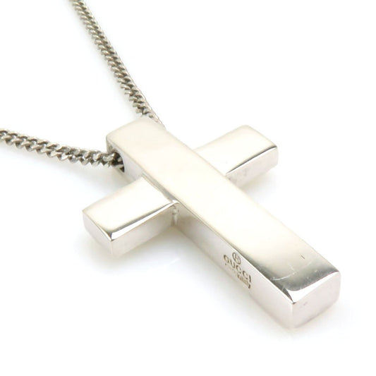 GUCCI Necklace Pendant Silver 925 Unisex Accessory Authentic