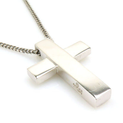 GUCCI Necklace Pendant Silver 925 Unisex Accessory Authentic
