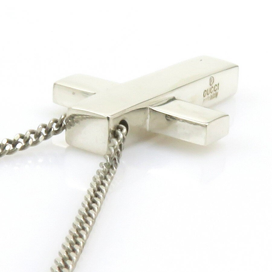 GUCCI Necklace Pendant Silver 925 Unisex Accessory Authentic