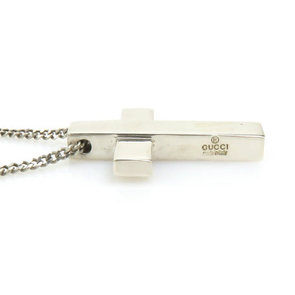 GUCCI Necklace Pendant Silver 925 Unisex Accessory Authentic
