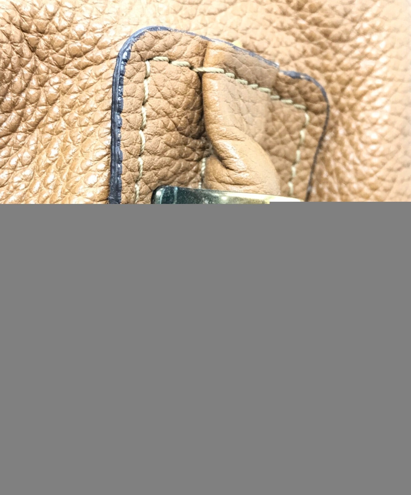 Chloe Hand Shoulder Bag Tote Purse Paraty 2way Leather Beige Authentic