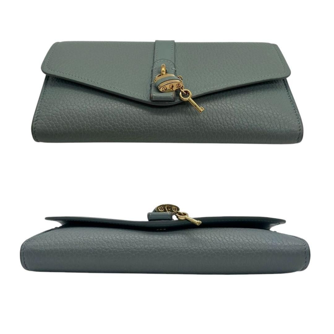 Chloe Shoulder Bag Purse Leather Blue Authentic