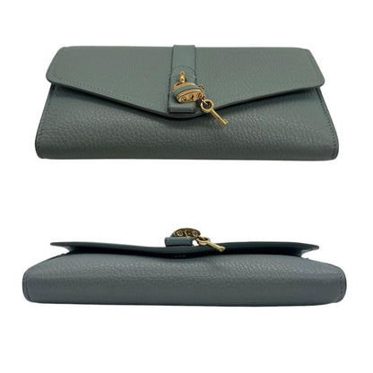 Chloe Shoulder Bag Purse Leather Blue Authentic