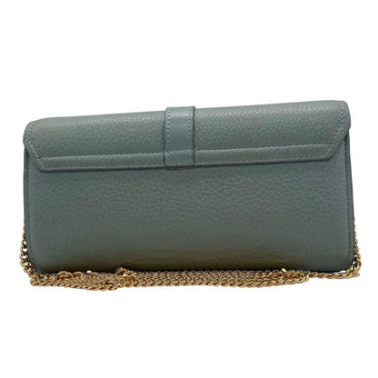 Chloe Shoulder Bag Purse Leather Blue Authentic