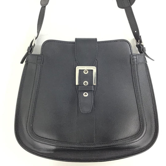 TOD'S Hand Bag Tote Purse Leather Black Authentic