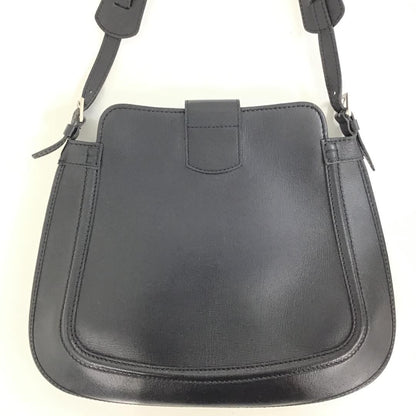 TOD'S Hand Bag Tote Purse Leather Black Authentic
