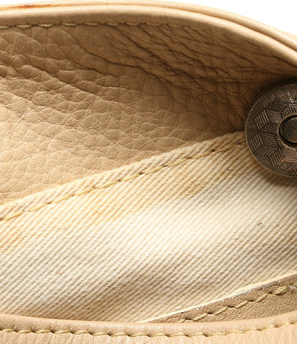 TOD'S Hand Bag Tote Purse Leather Beige Authentic