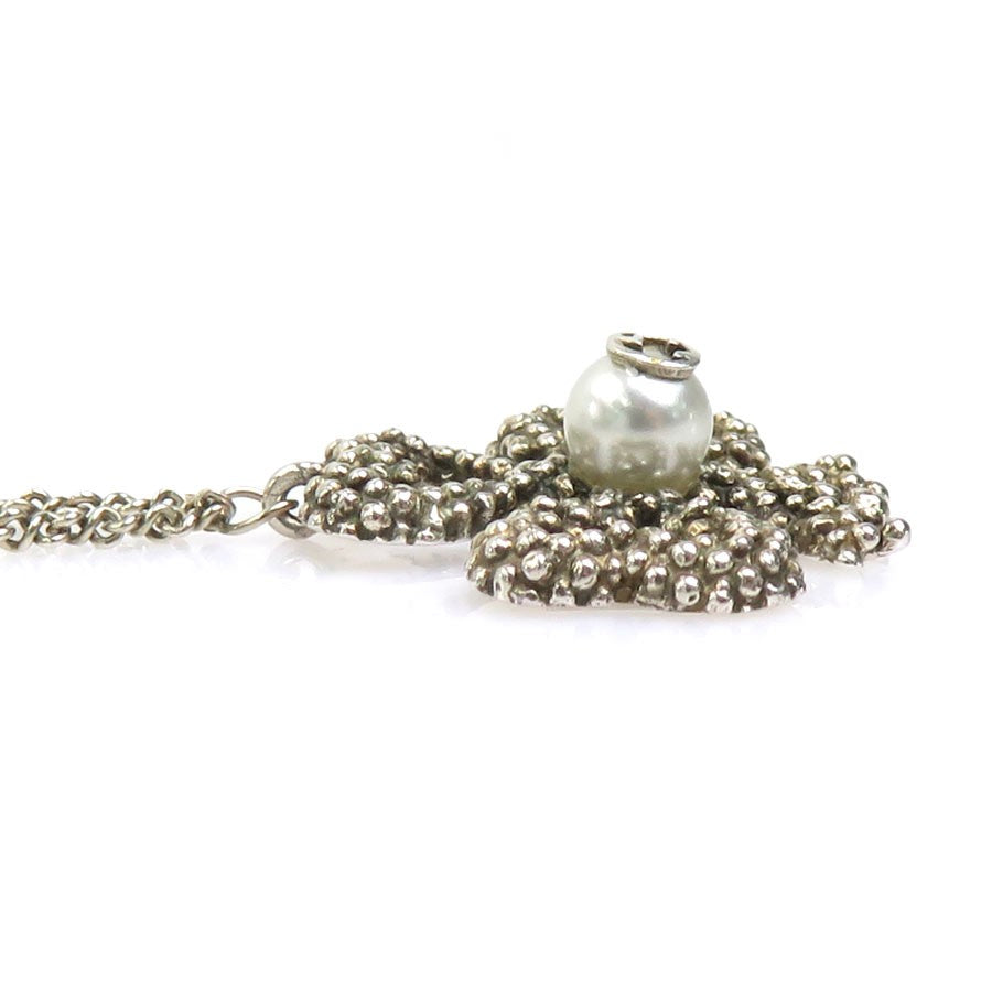 GUCCI Necklace Pendant Heart Silver 925 Women Accessory Authentic
