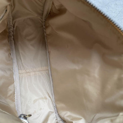 MIU MIU Hand Bag Tote Purse Logo Leather Authentic