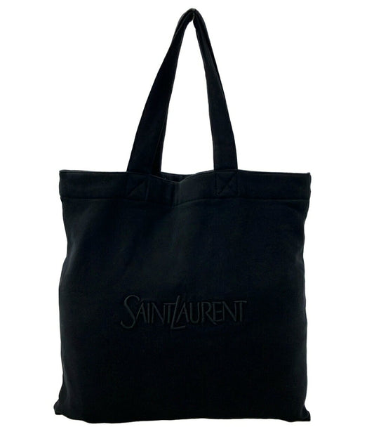 Saint Laurent Hand Bag Tote Purse Black Authentic