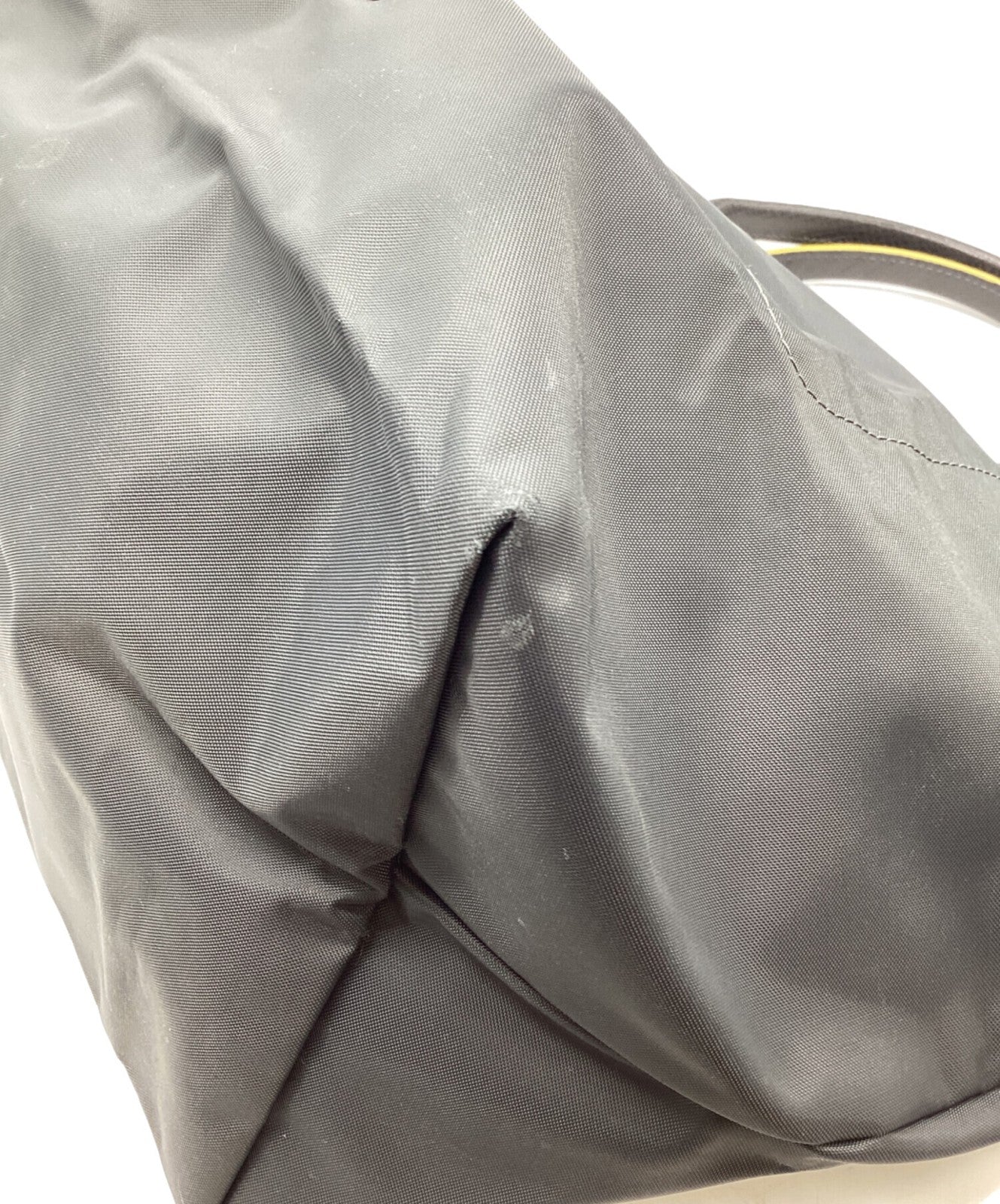 Longchamp Hand Bag Tote Purse Le Pliage Gray Authentic