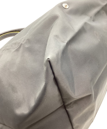 Longchamp Hand Bag Tote Purse Le Pliage Gray Authentic