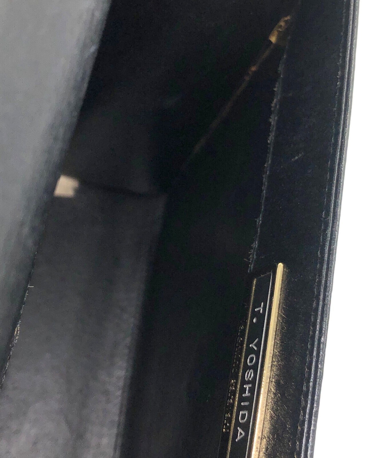 Valentino Garavani Hand Bag Tote Purse Leather Black Authentic