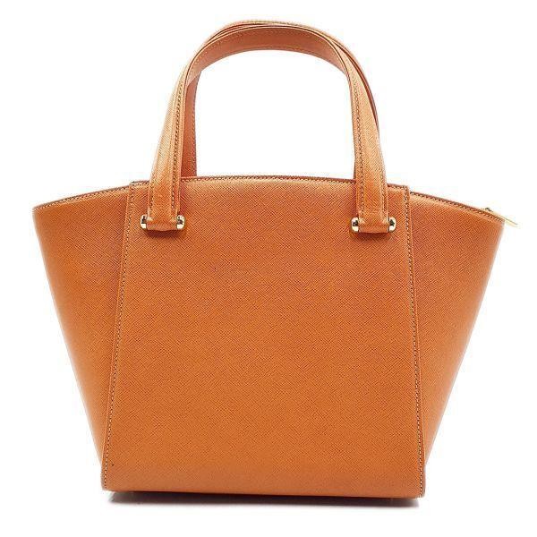 Valentino Garavani Hand Bag Tote Purse Leather Light Brown Authentic