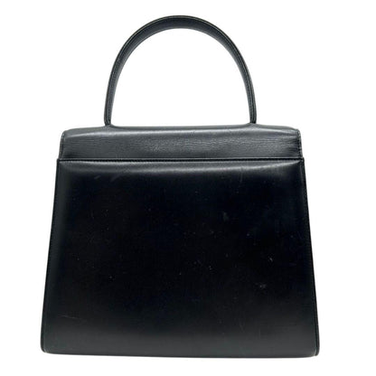 GIVENCHY Hand Bag Tote Purse 4G Leather Black Authentic