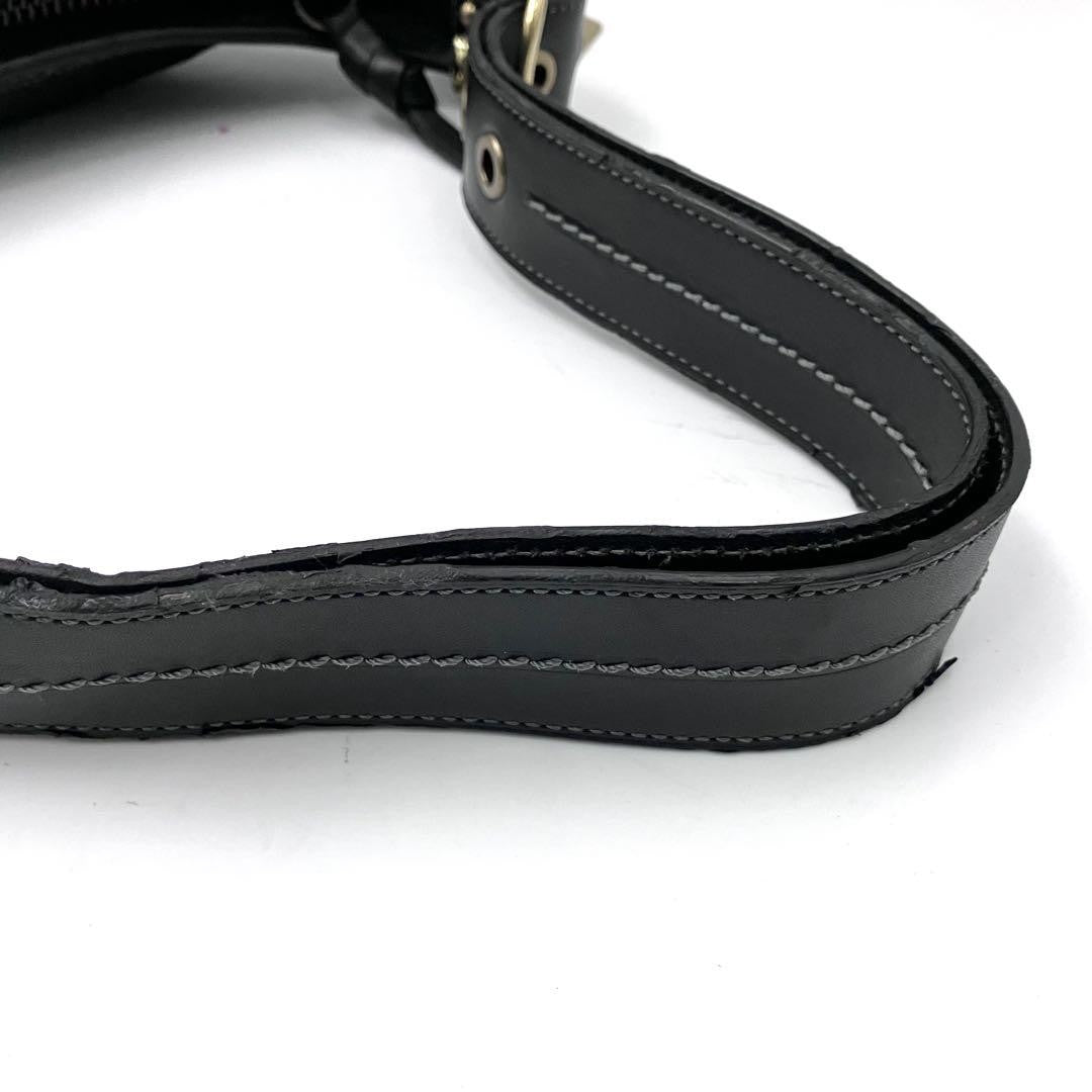 COACH Shoulder Bag Purse Leather Black Authentic