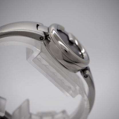 GUCCI Quartz Watch Wristwatch Black Silver Women's Authentic
