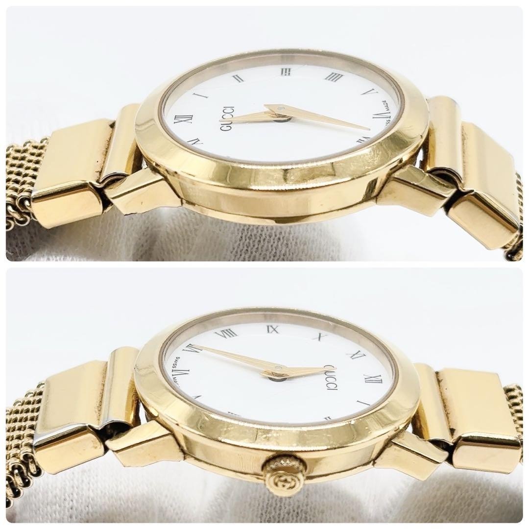 GUCCI Quartz Watch Wristwatch Gold Women's Authentic