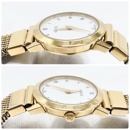 GUCCI Quartz Watch Wristwatch Gold Women's Authentic