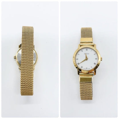 GUCCI Quartz Watch Wristwatch Gold Women's Authentic